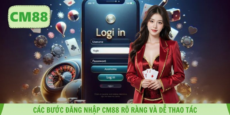 Các bước đăng nhập CM88 rõ ràng và dễ thao tác