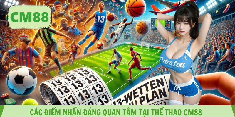 Các điểm nhấn đáng quan tâm tại thể thao CM88